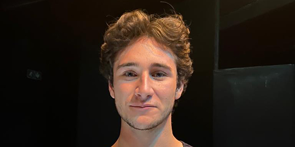 Wits Theatre and Performance undergraduate Fabiano di Giandomenico wrote, directs and plays the lead role in Temperance at the National Arts Festival in Makhanda in June 2023 600x300